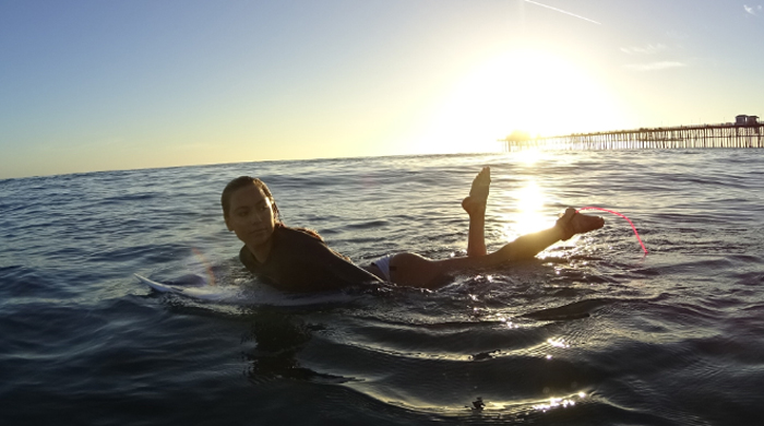 B Z Surfer Tia Blanco Joins Sony S Team Action Cam