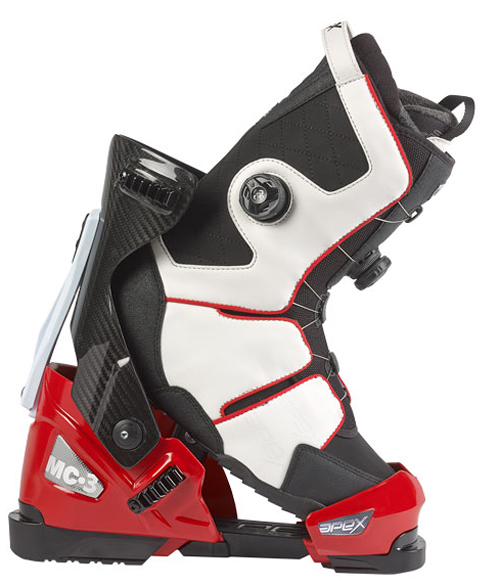 apex ski boots sizing