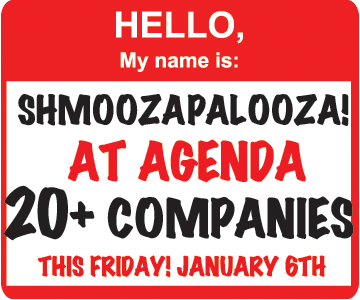 Shmooz at The Agenda Show!