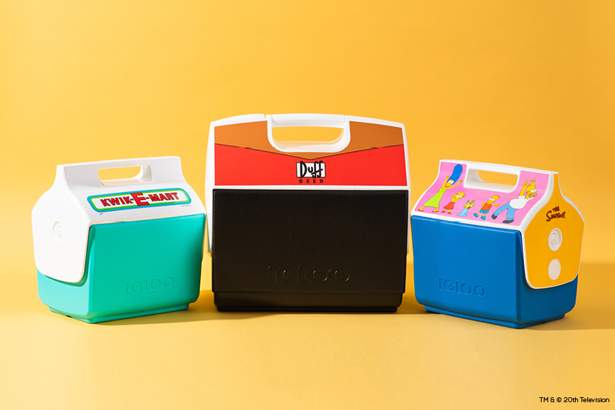 IGLOO EXPANDS ITS FAMILY OF COOLERS WITH “THE SIMPSONS”INSPIRED PLAYMATES